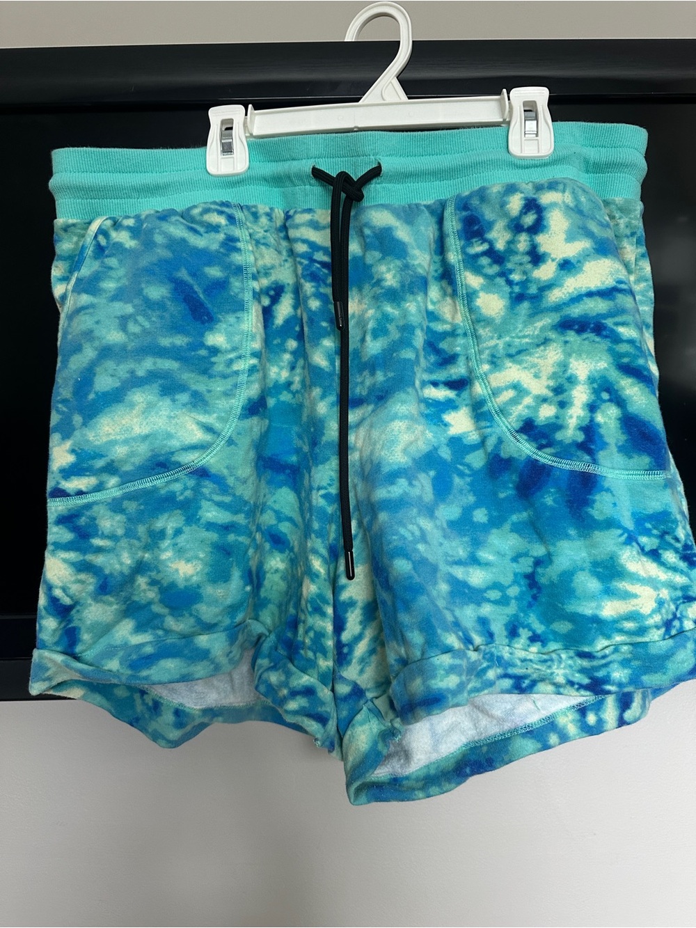 Torrid Tie-Dye Aqua & Teal Lounge Set - Picture 6 of 7